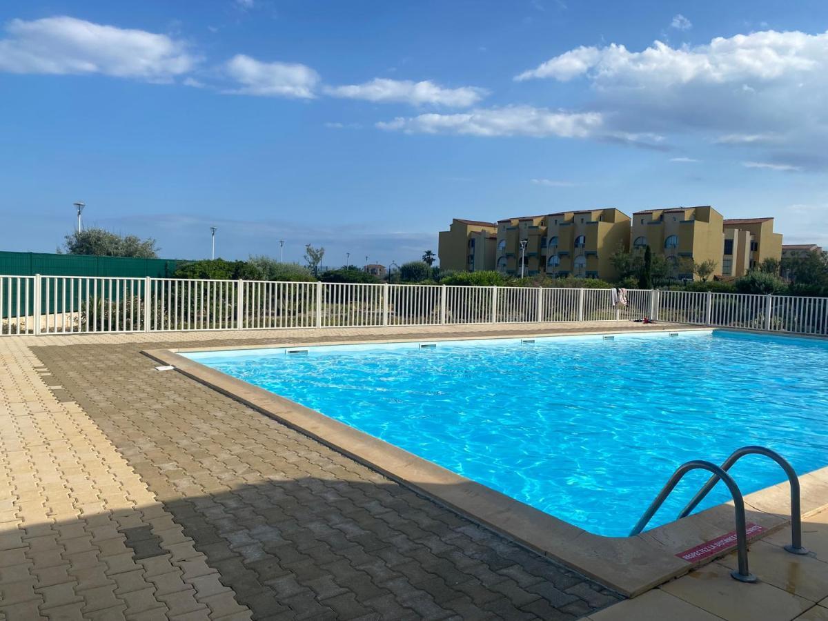 Appartement Terrasse vue mer 2 pièces à Leucate avec piscine Extérieur photo