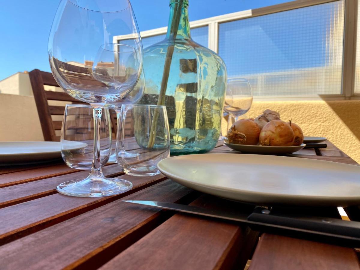 Appartement Terrasse vue mer 2 pièces à Leucate avec piscine Extérieur photo